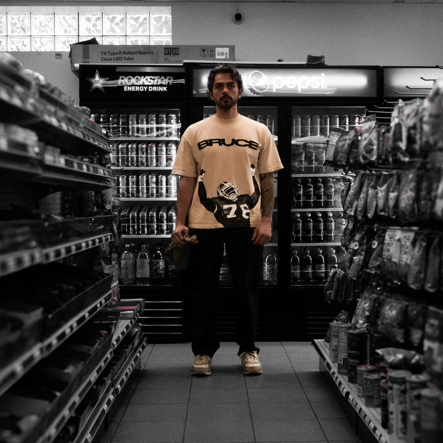 "BRUCE" Heavyweight Tee - BY100