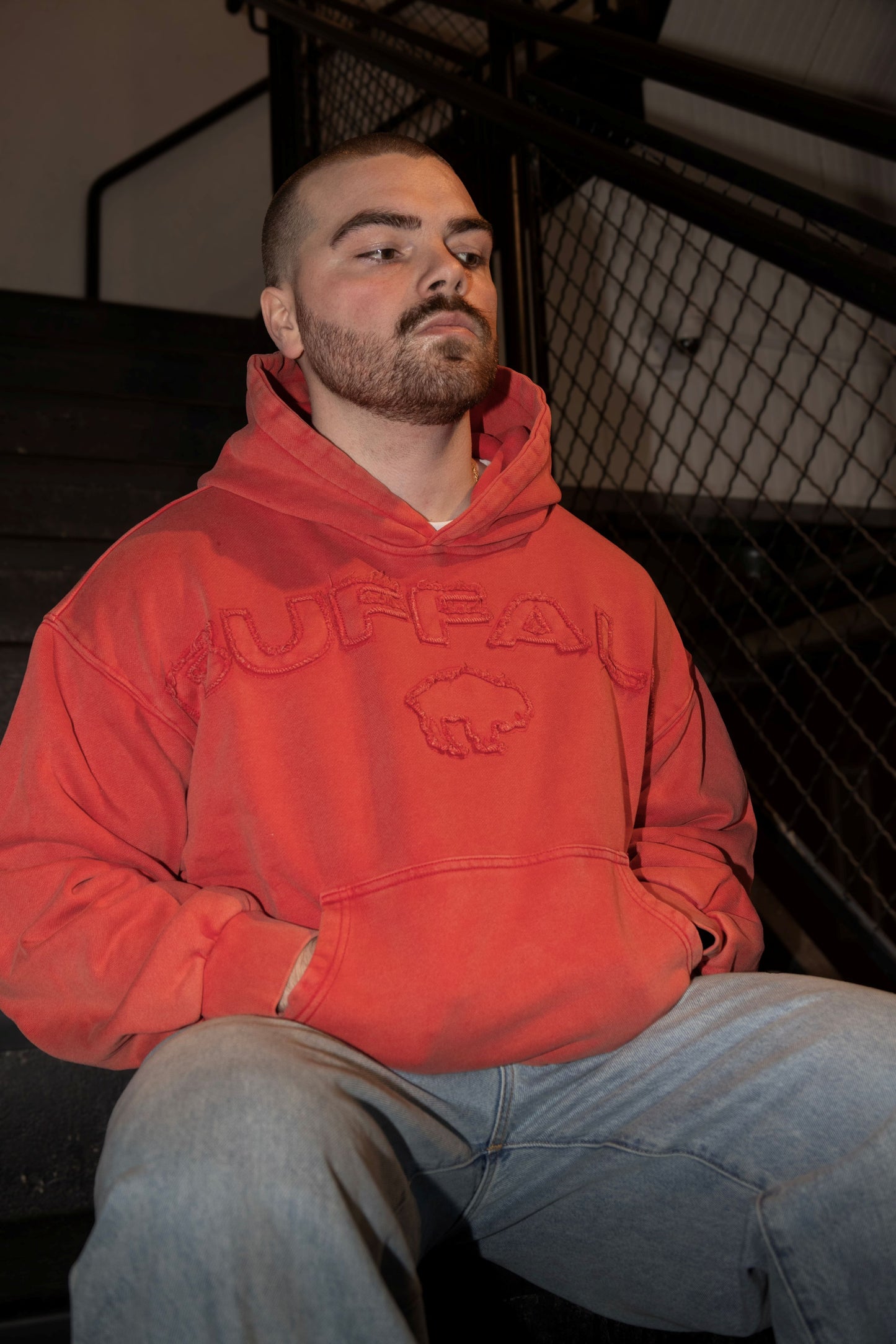Distressed Hoodie - BY100