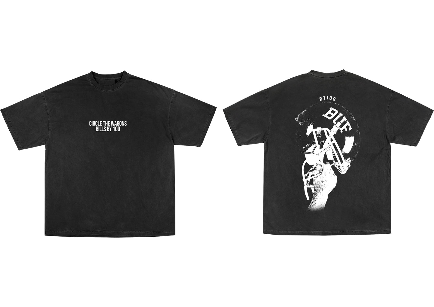 "Circle The Wagons" Heavyweight Tee - BY100